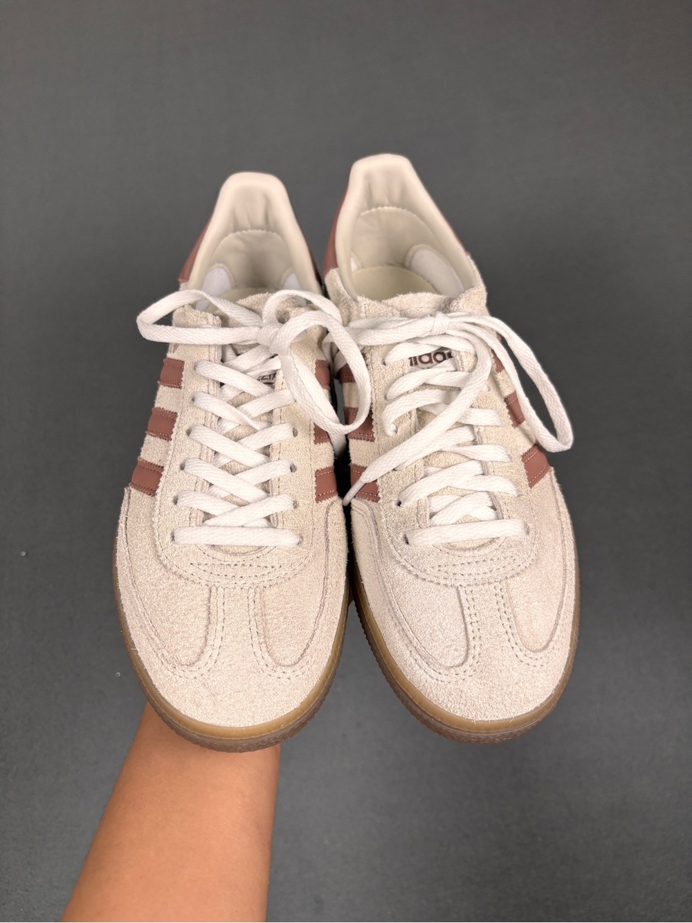 Adidas Handball Spezial Alumina/ Warm Clay Women’s Shoes Size 6 - Picture 3 of 9